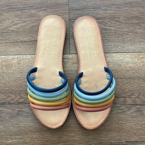 Multi color sandals
